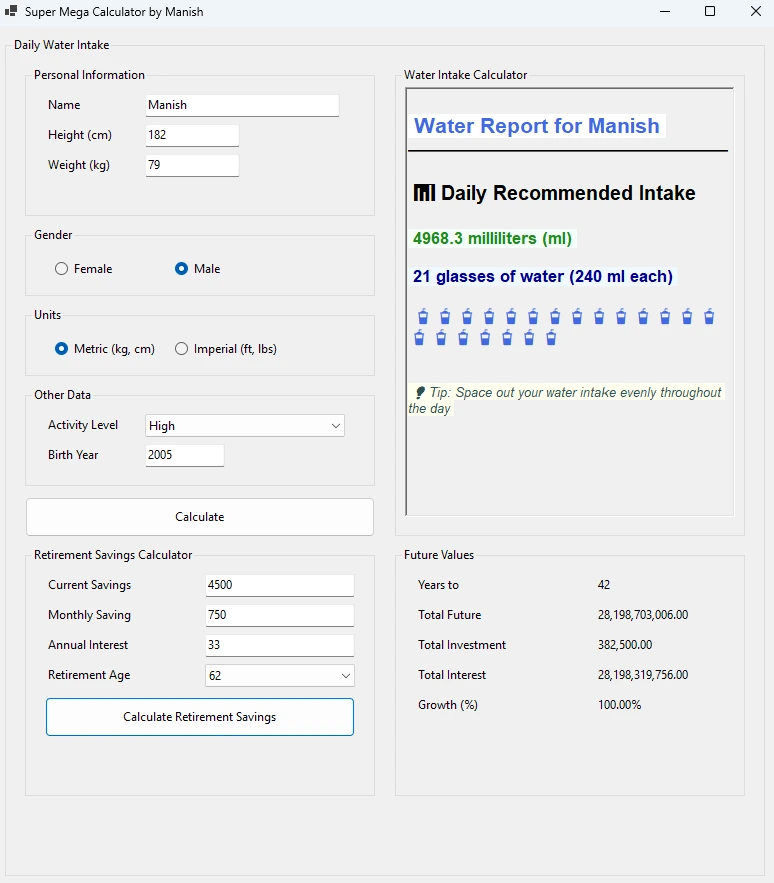 Assignment 3 - Calculators